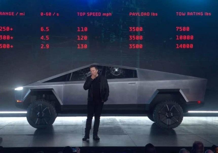 Tesla a prezentat primul său vehicul pickup electric, Cybertruck, cu un design futurist care a stârnit controverse
