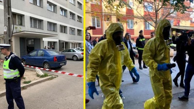 Ce a găsit echipa de decontaminare în blocul din Timișoara