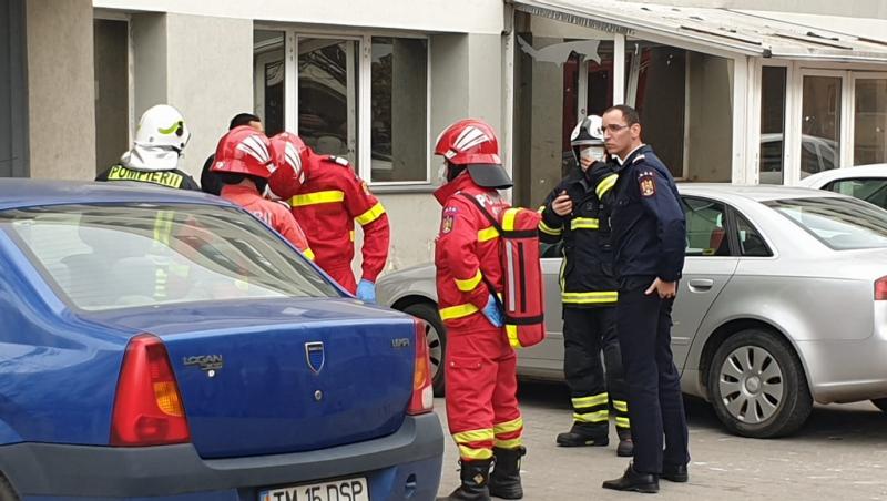 Ce a găsit echipa de decontaminare în blocul din Timișoara