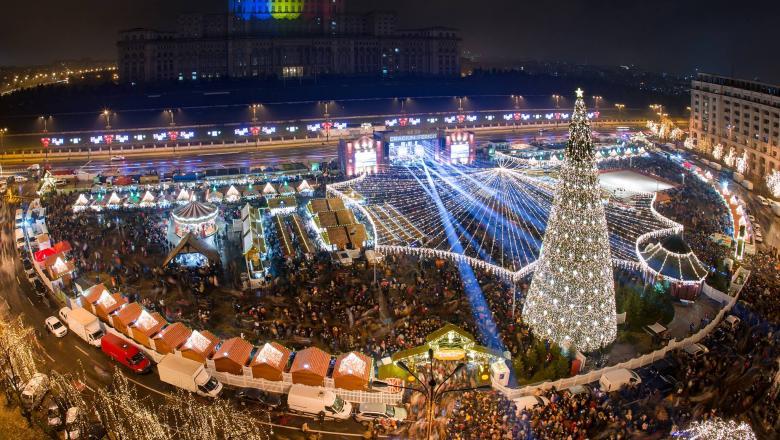 C&acirc;nd &icirc;și deschide porțile T&acirc;rgul de Crăciun din București. Cei mici &icirc;l pot vedea pe Moș Crăciun &icirc;ncep&acirc;nd cu data de 13 decembrie