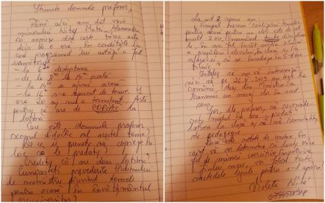 O mamă din România l-a pus la zid pe unul dintre profesorii fiului ei! Mesajul extraordinar pe care i l-a lăsat chiar pe caietul copilului. „Până aici i-am dat voie”