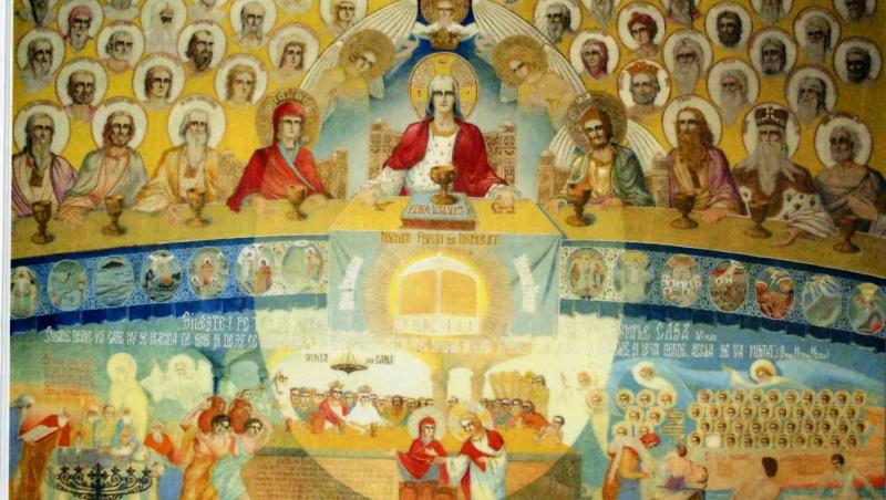 Pictură din Biserica Drăgănescu