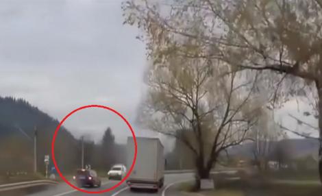 Șofer din Suceava, filmat când face o depășire horror! Ce a urmat | VIDEO