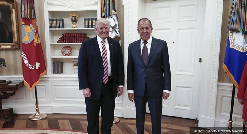 Trump &icirc;l primeşte pe şeful diplomaţiei ruse Serghei Lavrov la Casa Albă