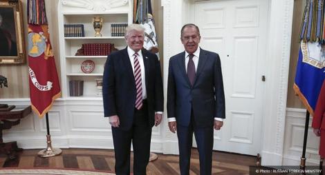 Trump îl primeşte pe şeful diplomaţiei ruse Serghei Lavrov la Casa Albă