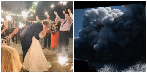 Lună de miere de coșmar! Doi tineri proaspăt căsătoriți, surprinși de erupția vulcanică: ”Mamă, am suferit arsuri serioase. Suntem în spital!”