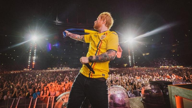 Ed Sheeran a concertat în România, în iulie 2019