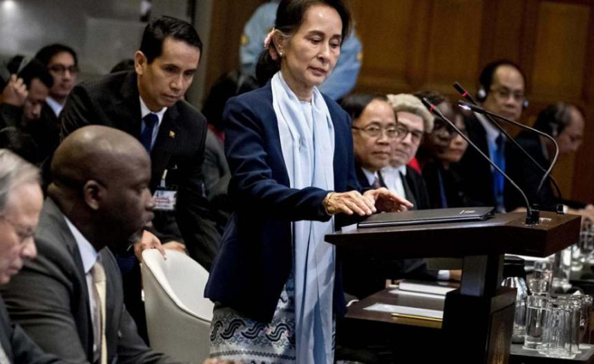 Aung San Suu Kyi respinge la CIJ orice &rdquo;intenţie genocidară&rdquo; a atrocităţilor viz&acirc;nd minoritatea musulmană apatridă rohingya