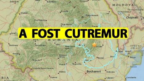 Cutremur în România, joi dimineață. Este al doilea seism produs în doar câteva ore 