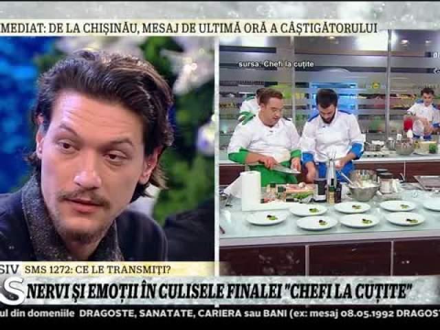 VIDEO/ Alex Popa, din culisele finalei Chefi la cuţite: „Dacă ar fi fost să câştig aş fi vrut să o fac cu stilul meu de a găti!"