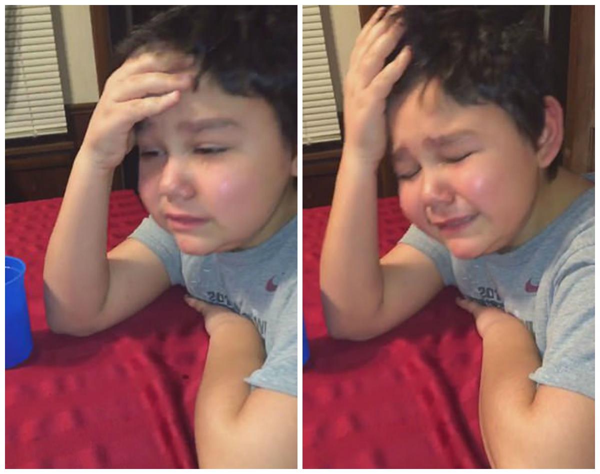 Momentul &icirc;n care un copil de nouă ani află că a &icirc;nvins cancerul, după trei ani de tratamente agresive. Băiețelul nu-și poate stăp&acirc;ni lacrimile (VIDEO)