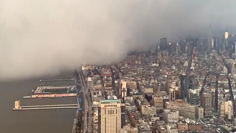 Fenomen meteorologic extrem &icirc;n New York! S-a &icirc;nt&acirc;mplat brusc! Oamenii au fost uluiți! VIDEO