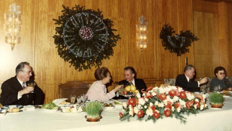 Elena și Nicolae Ceaușescu, la ultimul lor Revelion. 1988.