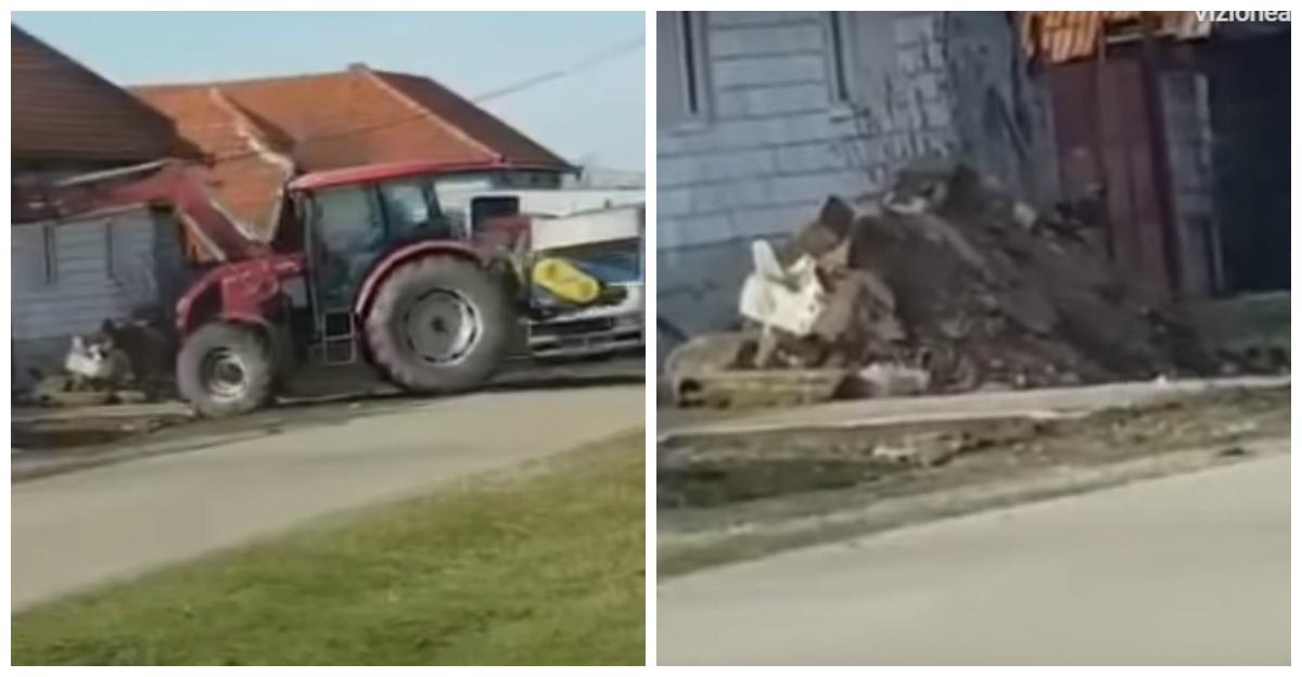 Momentul &icirc;n care un primar i-a &icirc;napoiat unui localnic molozul aruncat &icirc;n c&acirc;mp: &rdquo;Ne dorim o comună curată!&rdquo;