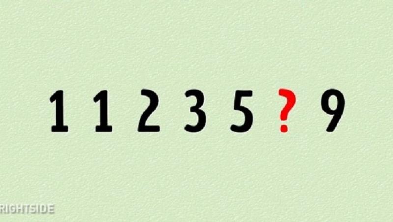 Ce număr lipsește din șir?