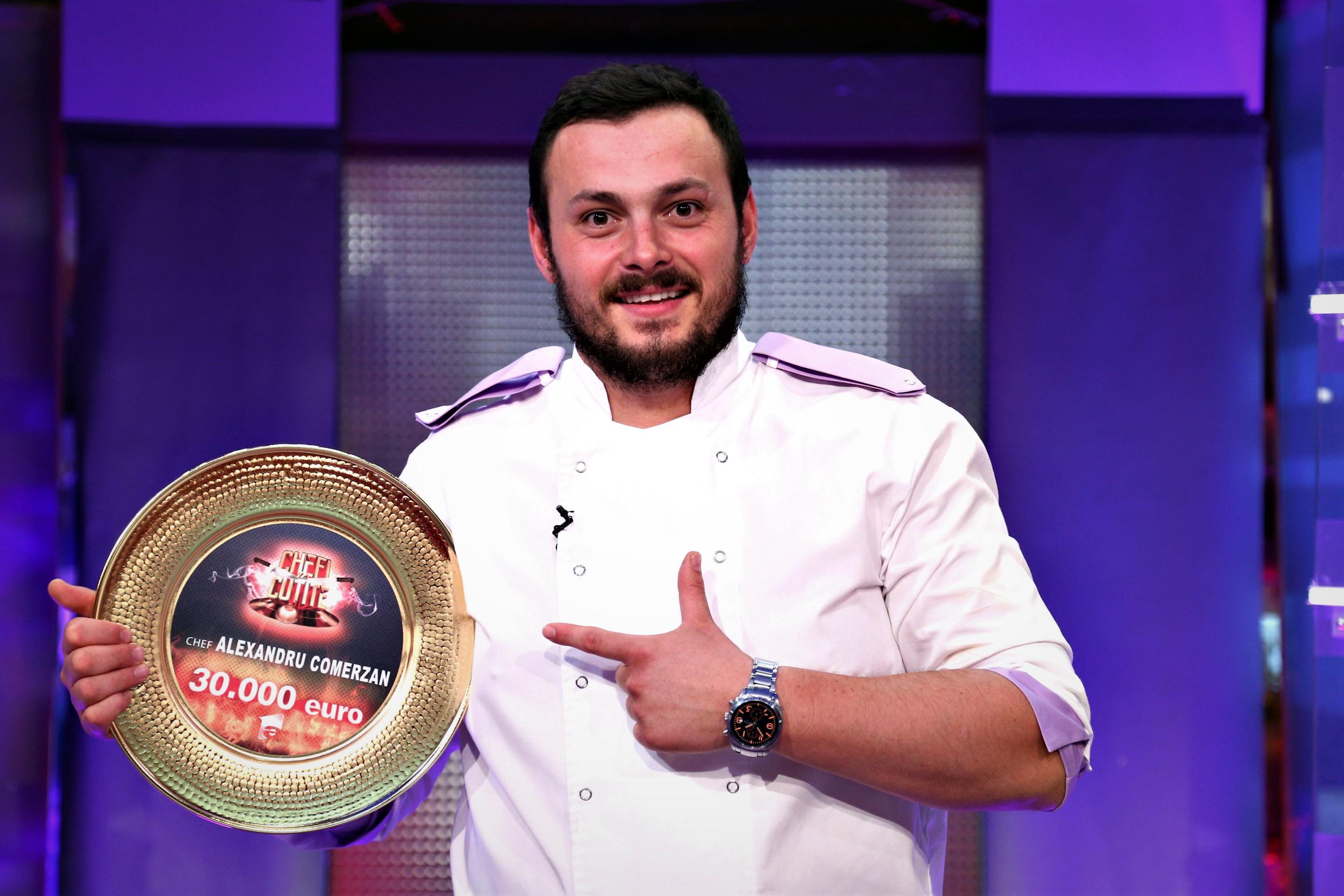 A anunțat! Ce va face Alexandru Comerzan, câștigătorul sezonului 7 Chefi la cuțite, cu cei 30.000 de euro
