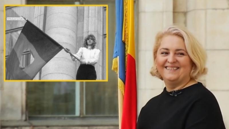 Gabriela Nanuș, „fata cu steagul” de pe Comitetul Central