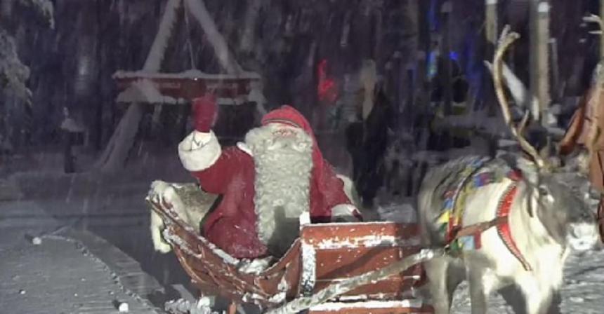 Moş Crăciun a plecat din Laponia!