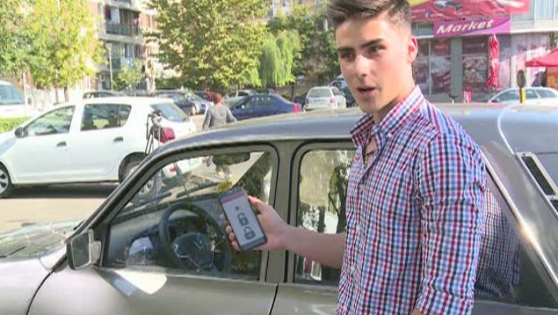 Un tânăr de 18 ani a transformat o Dacia 1300 într-o ”bijuterie” pe patru roți. Mașina se deschide cu comandă vocală și are senzori de parcare