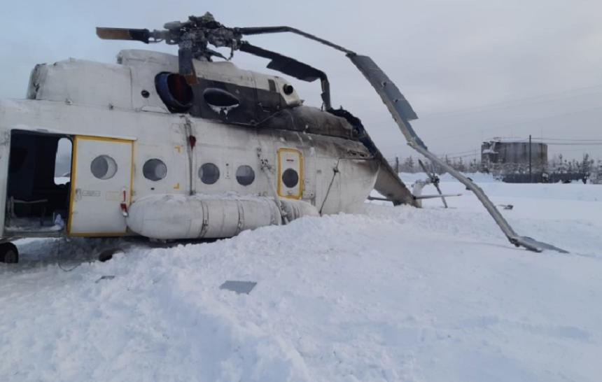Cel puţin 15 răniţi &icirc;n Siberia, &icirc;n urma răsturnării la aterizare a unui elicopter de tip Mi-8