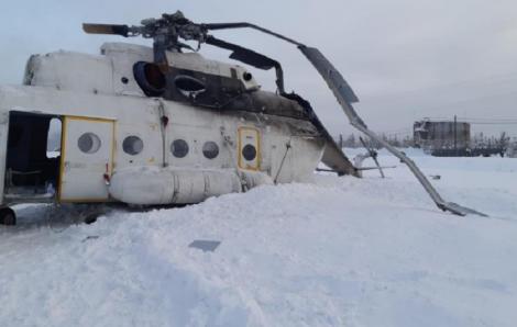 Cel puţin 15 răniţi în Siberia, în urma răsturnării la aterizare a unui elicopter de tip Mi-8