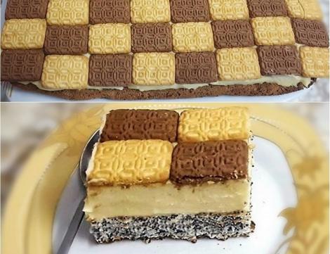 Rețete de prăjituri festive: Prăjitura Picnic, pentru iubitorii deserturilor cu mac