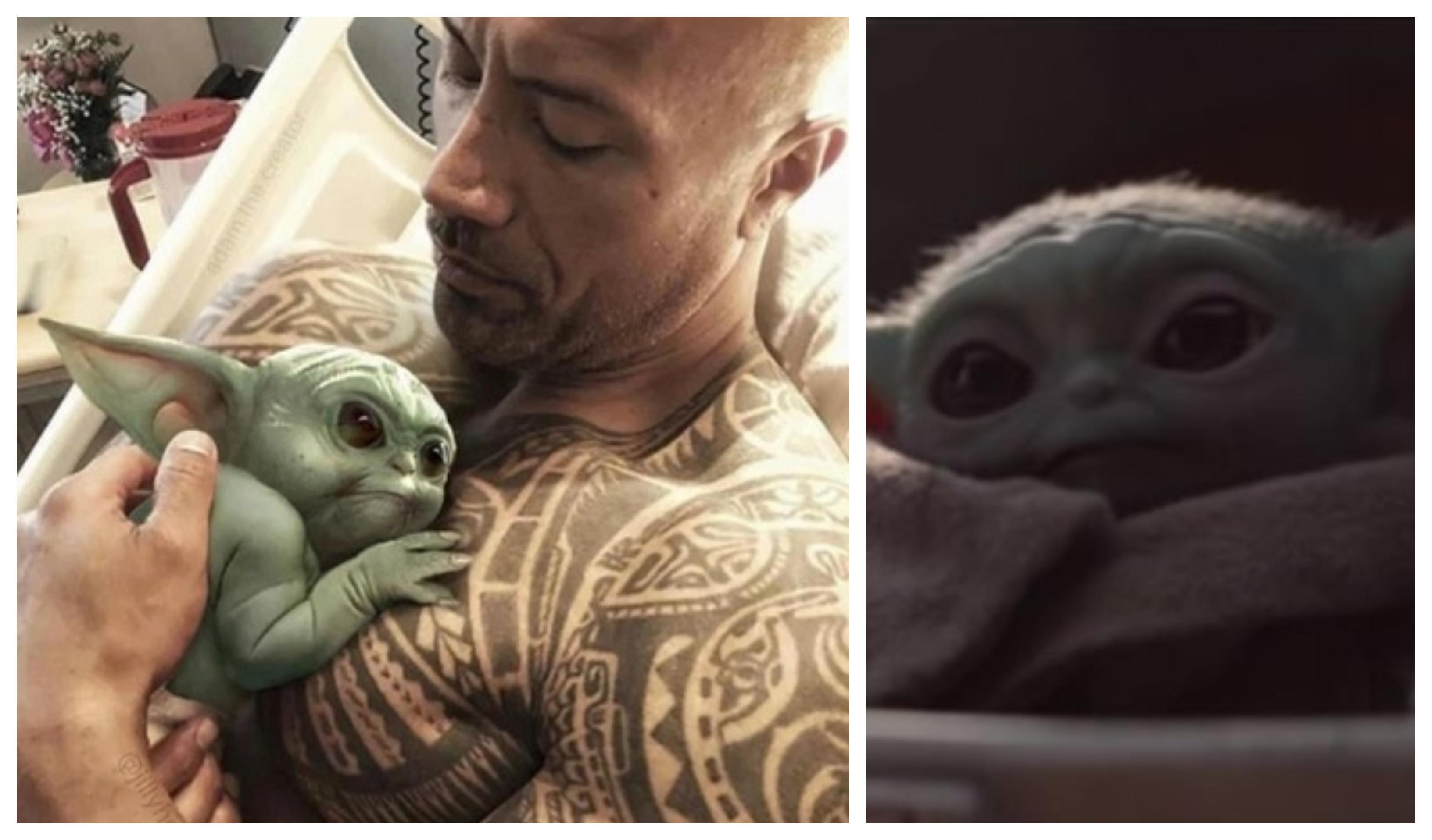 Video - Secretul din spatele creaturii care a &icirc;nnebunit internetul. Este iubită, la propriu, de Dwayne Johnson și idolatrizată de Jennifer Lopez. Ce secret ascunde  Baby Yoda