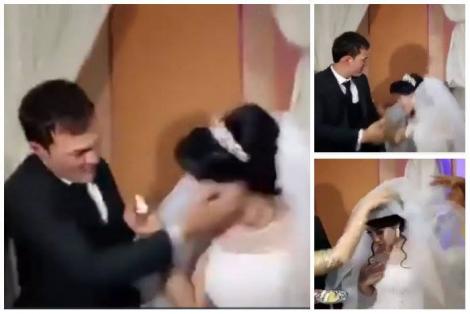 Mireasă luată la palme la propria nuntă! Gestul femeii l-a scos din sărite pe ginere. Ăsta da început de căsnicie, nu?