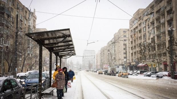 Vremea în București 14 februarie. Revin ninsorile în Capitală