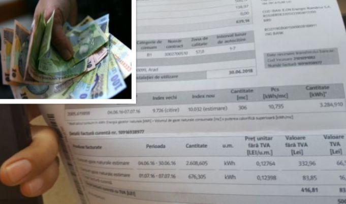 Este oficial! Cetățenii vor primi automat bani de la firmele furnizoare de energie! Unde trebuie să te uiti pe factură