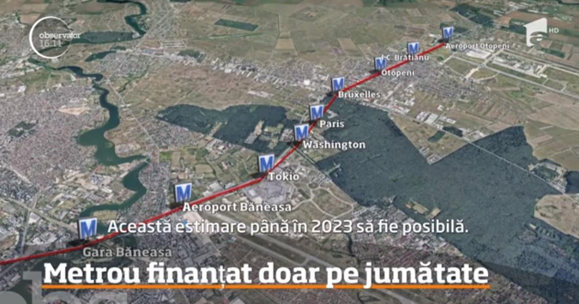 Metroul spre Aeroportul Henri Coandă, a rămas &icirc;n aer! De ce a tăiat Comisia Europeană finanțarea