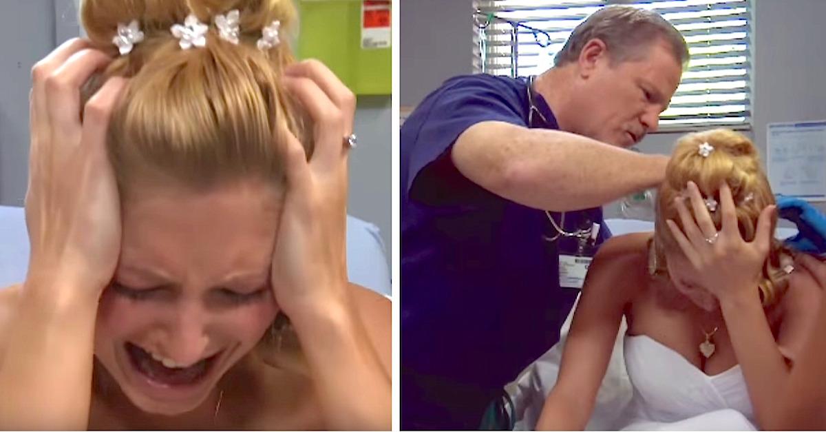 &Icirc;n drum spre altar, o mireasă a &icirc;nceput să urle fără oprire. A ajuns de urgență la spital, unde medicii au făcut o descoperire șocantă