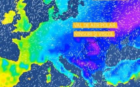 Un val de aer polar se îndreaptă spre România. ANM a actualizat prognoza meteo: Vremea se răcește de vineri noapte
