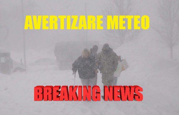 Alertă meteo de la ANM pentru București! Vin lapoviță și ninsori începând de azi