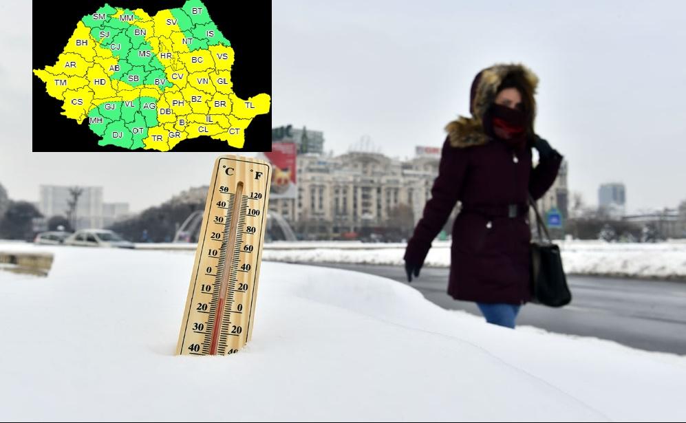 Meteo 22 februarie 2019. Frigul lovește România. Vremea se schimbă radical