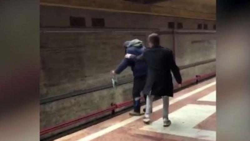 Video. Cum s-a petrecut incidentul de metroul din București: „A intrat sub vagoane!”