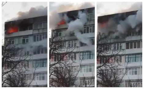 Video. Primele imagini de la cumplitul incendiu din Buzău, în care o tânără a murit arsă de vie, după o petrecere