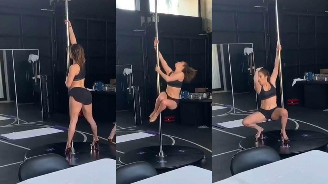 Jennifer Lopez este expertă la dansul la bară! &Icirc;nregistrările incendiare au ajuns pe Internet