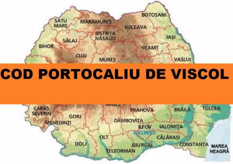 E Cod Portocaliu de vânt și viscol în România! Ce se întâmplă cu vremea în următoarele ore