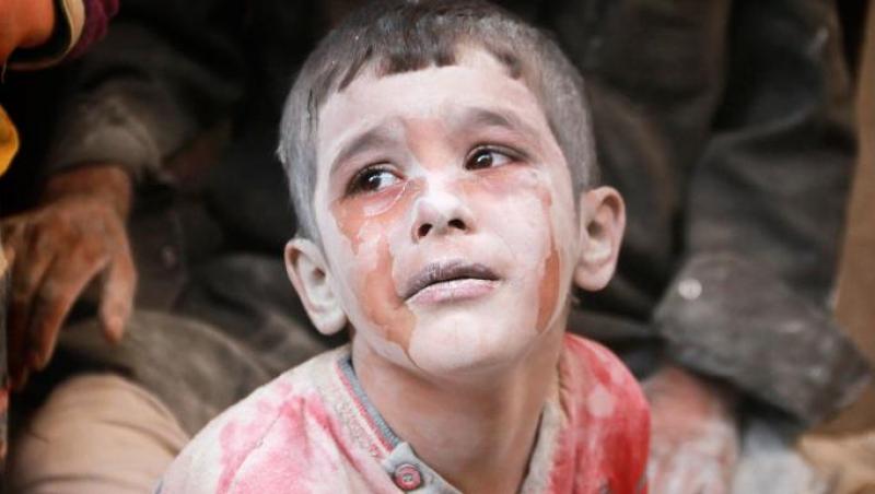 Situația dramatică a copiilor din Siria, afectați de război: ,,Sunt copii care visează să moară pentru a merge în Rai...