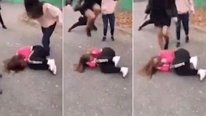 Răutatea colegilor i-a distrus viața! Scene șocante: Elevă bătută cu sălbăticie de mai mulți colegi de școală. Motivul este halucinant