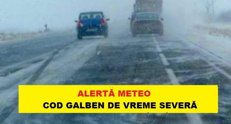 ANM a prelungit codul galben de vreme severă! Fenomene meteo periculoase