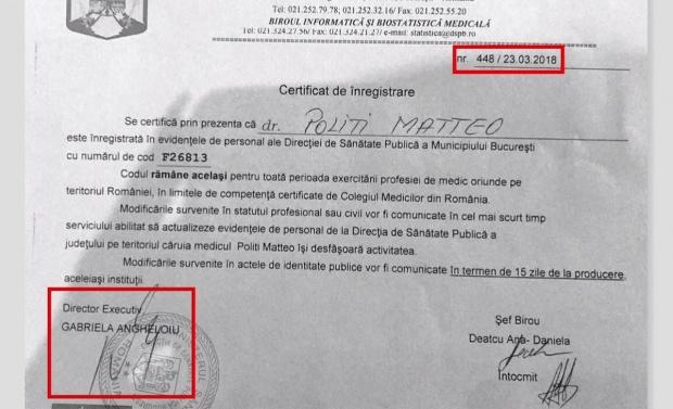 Lovitură de teatru. &Icirc;ncă un doctor fals descoperit &icirc;n urmă cu puțin timp. Matteo Politi nu este singurul medic fără studii