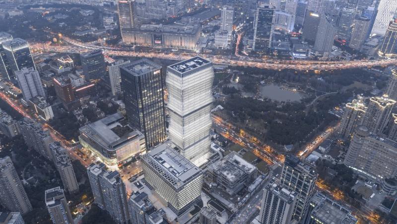 Zgârie-nori inspirat de Coloana Infinitului a lui Constantin Brâncuși, inaugurat în Shanghai! Cum arată clădirea de 38 de etaje