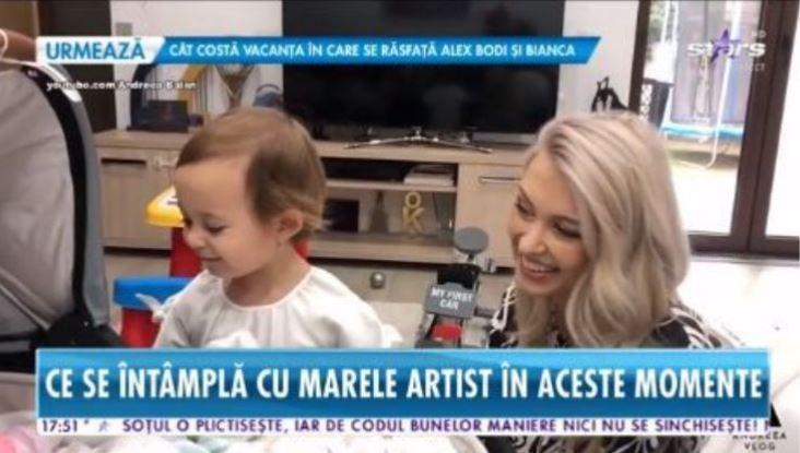 Emoționant! Momentul &icirc;nt&acirc;lnirii dintre fetițele Andreei Bălan! Cum a reacționat Ella Maya cand și-a văzut surioara mai mică