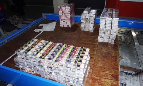 Traficul cu ţigări de contrabandă, una dintre principalele manifestări ale criminalităţii organizate la frontiere; în 2018 s-au confiscat ţigări în valoare de 41,5 milioane de lei