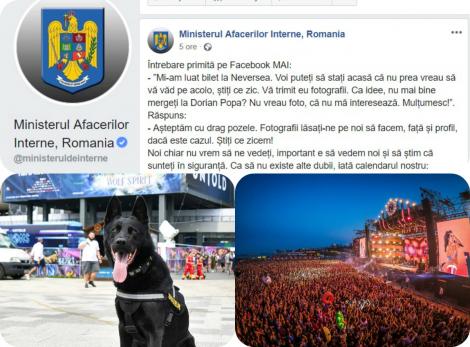 Poliția Română lovește din nou cu o postare virală: „La Neversea o să ne asigurăm că nu confundați linia orizontului cu alte... linii”