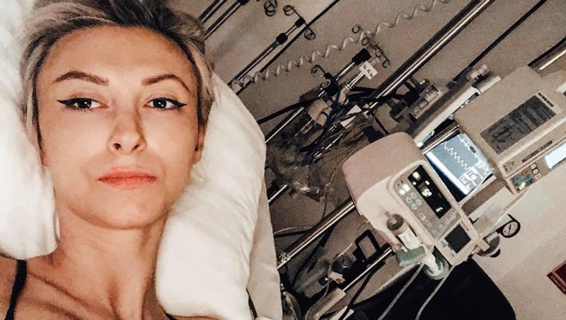 „E greu cu durerea fizică”. Andreea Bălan, mesaj emoționant de pe patul de spital. Foto