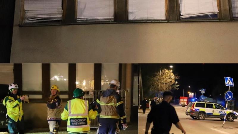 Explozie puternică la Stockholm! Sunt mai mulți răniți! Imagini de la locul deflagrației - Video