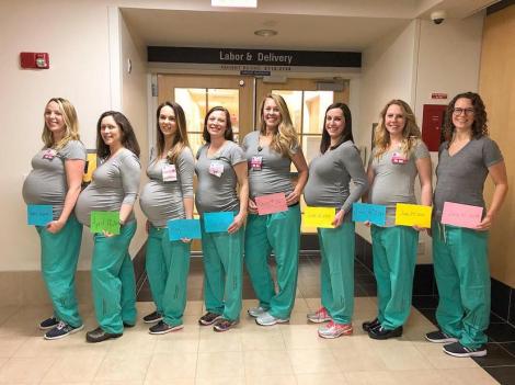 Nouă asistente angajate în aceeași secție sunt însărcinate simultan! Explicația directorului spitalului